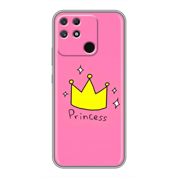 Чехол с принтом «Princess» для Realme NARZO 50A