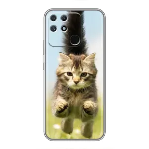 Чехлы с Котиками для Realme NARZO 50A (VPrint) (Прыжок кота)
