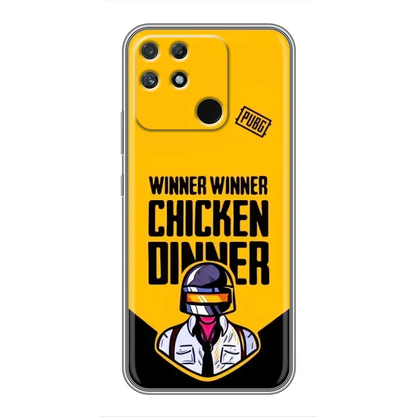 Чехол с принтом «Pubg шлем» для Realme NARZO 50A