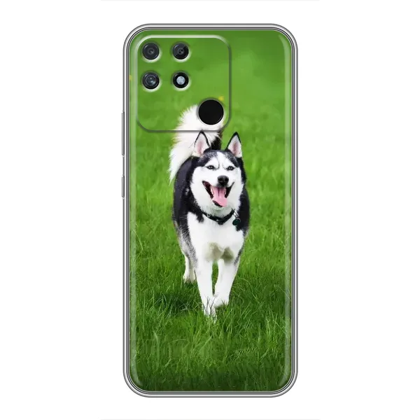 Чехол с принтом «Радостный Хаски» для Realme NARZO 50A