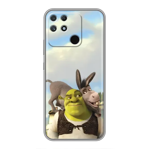 Чохол з принтом «Шрек та Осел» для Realme NARZO 50A