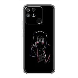 Чохли на тему: Ітачи Учіха для Realme NARZO 50A (AlphaPrint) (силует Ітачі)