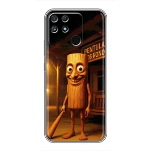 Чехол с мемом Тралалело тралала на Realme NARZO 50A (Тунг тунг сахур)