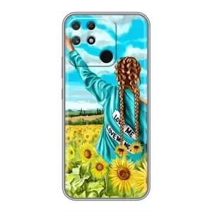 Чехол для Патриота Украины Realme NARZO 50A - (AlphaPrint) (Украиночка)