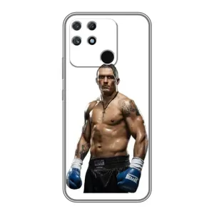 Чехол с картинкой Александр Усик для Realme NARZO 50A (Усик на белом)