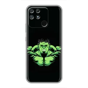 Чохли з героями Марвел Realme NARZO 50A (VPrint) (Зелений Халк)