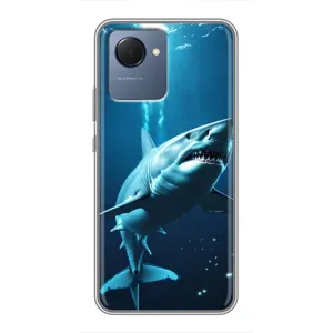 Чехол с принтом «Акула под водой» для Realme NARZO 50i Prime