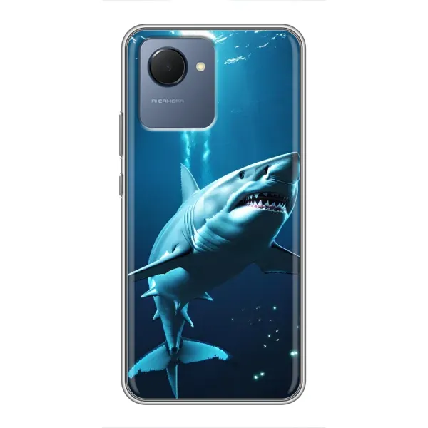 Чехол с принтом «Акула под водой» для Realme NARZO 50i Prime