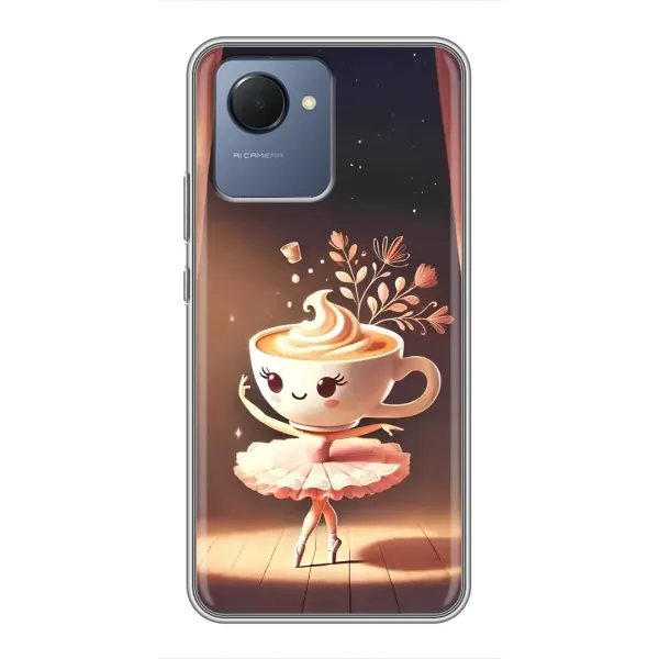 Чохол з принтом «Балерина капучина» для Realme NARZO 50i Prime Чохол з принтом «Балерина капучина» для Realme NARZO 50i Prime