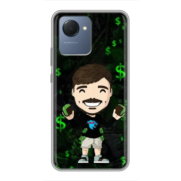 Чехол с принтом «Блогер Beast» для Realme NARZO 50i Prime