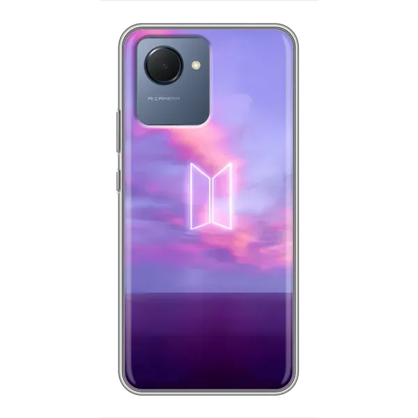 Чохол з принтом «BTS логотип» для Realme NARZO 50i Prime