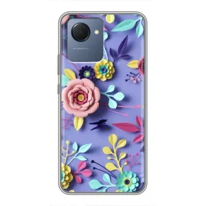 Чохли з квітами для Realme NARZO 50i Prime (VPrint) (Дизайн квітів)