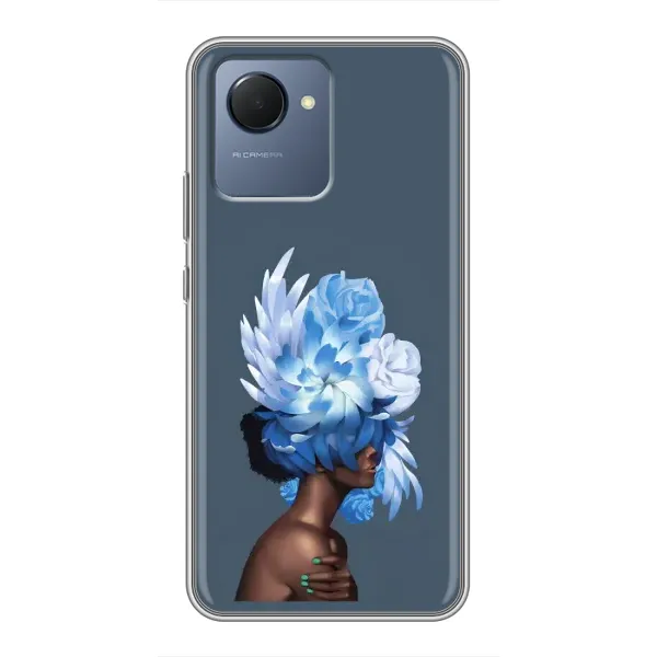 Чехол с принтом «Цветы на голове» для Realme NARZO 50i Prime Чехол с принтом «Цветы на голове» для Realme NARZO 50i Prime