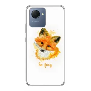 Чехлы с картинкой Лисички для Realme NARZO 50i Prime (VPrint) (Девочка Лиса)