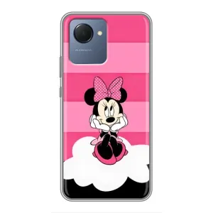 Міккі Маус чохол для Realme NARZO 50i Prime (AlphaPrint - Мультяшні) (Дівчинка Maus)