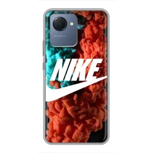Чохол для Realme NARZO 50i Prime - з принтом Найк (AlphaPrint) (Димчастий найк)