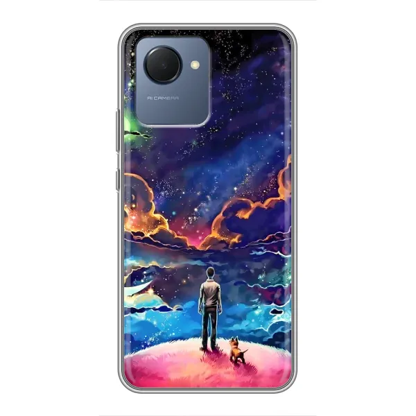 Чехол с принтом «Галактический вид» для Realme NARZO 50i Prime