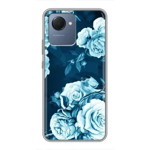 Чехлы (ART) Цветы на Realme NARZO 50i Prime (VPrint) (Блактині бутони)