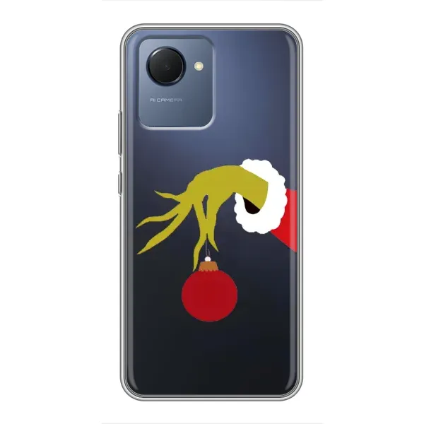Чехол с принтом «Гринч с игрушкой» для Realme NARZO 50i Prime