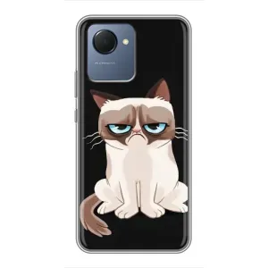 Чохол з принтом «Сумний кіт» для Realme NARZO 50i Prime