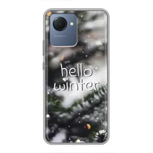 Новорічні, Святкові Чохли для Realme NARZO 50i Prime - 2024 год (Hello winter)