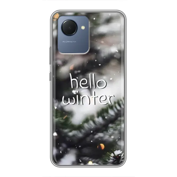 Чехол с принтом «Hello winter» для Realme NARZO 50i Prime Чехол с принтом «Hello winter» для Realme NARZO 50i Prime