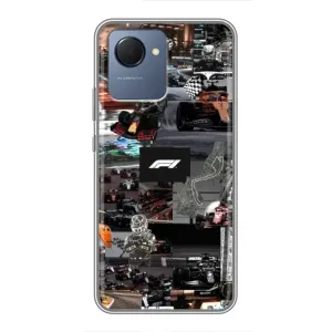 Чохол Формула1 на Realme NARZO 50i Prime (Гоночний колаж Ф1)
