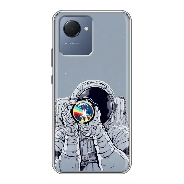 Чехол с принтом «Космонавт фото» для Realme NARZO 50i Prime Чехол с принтом «Космонавт фото» для Realme NARZO 50i Prime