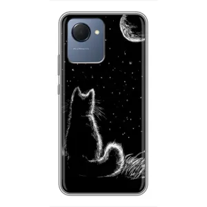 Чохол з принтом для Realme NARZO 50i Prime (AlphaPrint) Модні коти