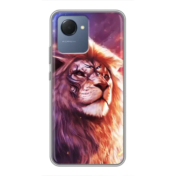 Чехол с принтом «Красочный Лев» для Realme NARZO 50i Prime Чехол с принтом «Красочный Лев» для Realme NARZO 50i Prime