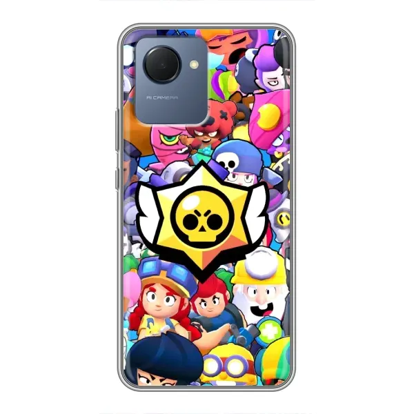 Чохол з принтом «Лого Brawl Stars» для Realme NARZO 50i Prime