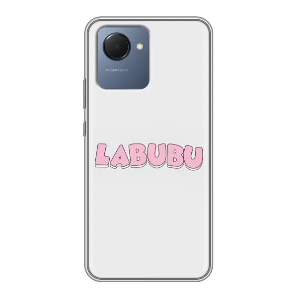 Чохол з принтом «Лого Лабубу» для Realme NARZO 50i Prime