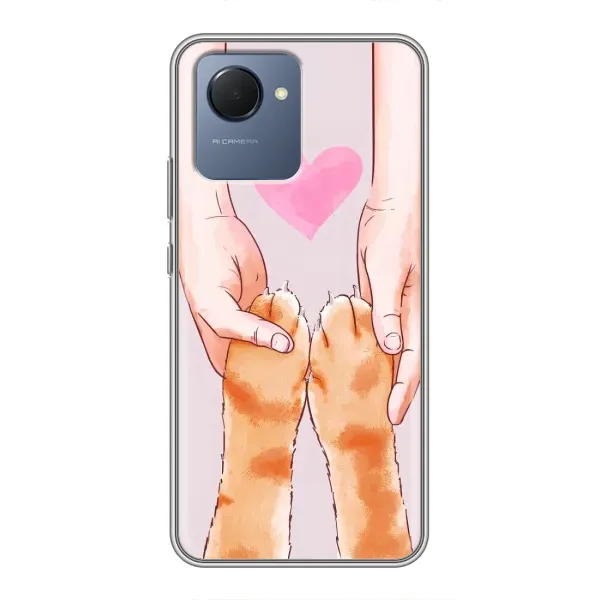 Чехол с принтом «Любовь к котикам» для Realme NARZO 50i Prime Чехол с принтом «Любовь к котикам» для Realme NARZO 50i Prime