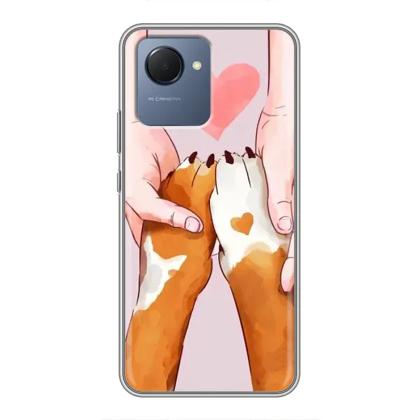 Чехол с принтом «Любовь к собакам» для Realme NARZO 50i Prime Чехол с принтом «Любовь к собакам» для Realme NARZO 50i Prime