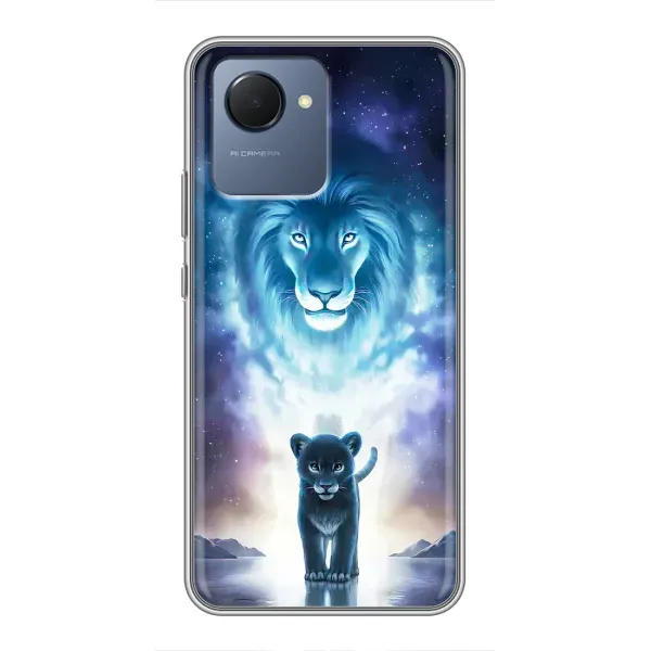 Чехол с принтом «Маленький лев» для Realme NARZO 50i Prime Чехол с принтом «Маленький лев» для Realme NARZO 50i Prime