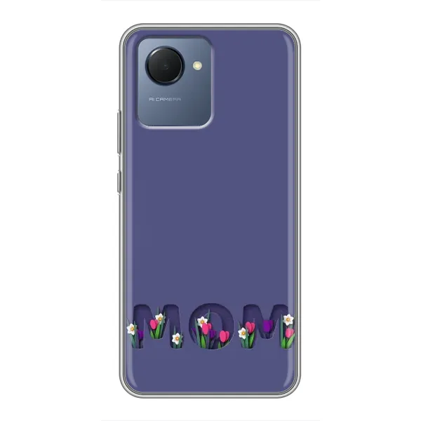 Чохол з принтом «Мама в квітах» для Realme NARZO 50i Prime