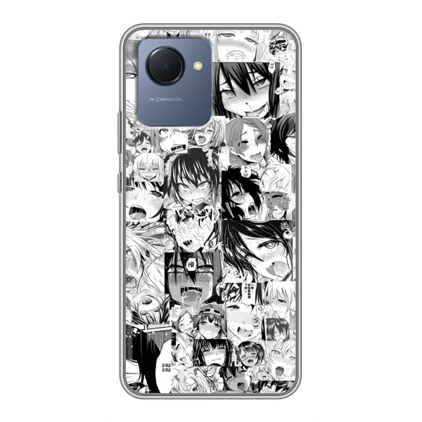 Чехол с принтом «Ahegao manga» для Realme NARZO 50i Prime Чехол с принтом «Ahegao manga» для Realme NARZO 50i Prime