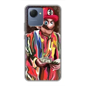 Бренднові Чохли для Realme NARZO 50i Prime - (PREMIUMPrint) (Mario LV)