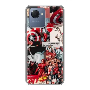 Чехол с принтом «Марвел Комикс» для Realme NARZO 50i Prime
