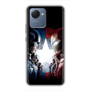 Чохли з героями Марвел Realme NARZO 50i Prime (VPrint) (Марвел стайл)