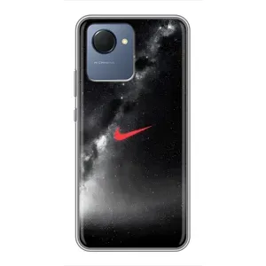 Чохол для Realme NARZO 50i Prime - з принтом Найк (AlphaPrint) (Найк червоний)