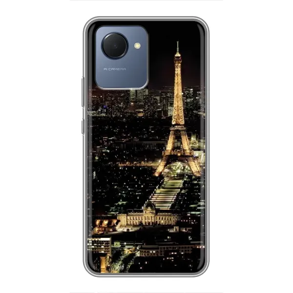 Чехол с принтом «Ночной Париж» для Realme NARZO 50i Prime
