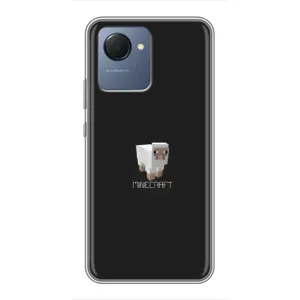 Чохол Майнкрафт на Realme NARZO 50i Prime (AlphaPrint) Minecraft (Овечка Майнкрафт)