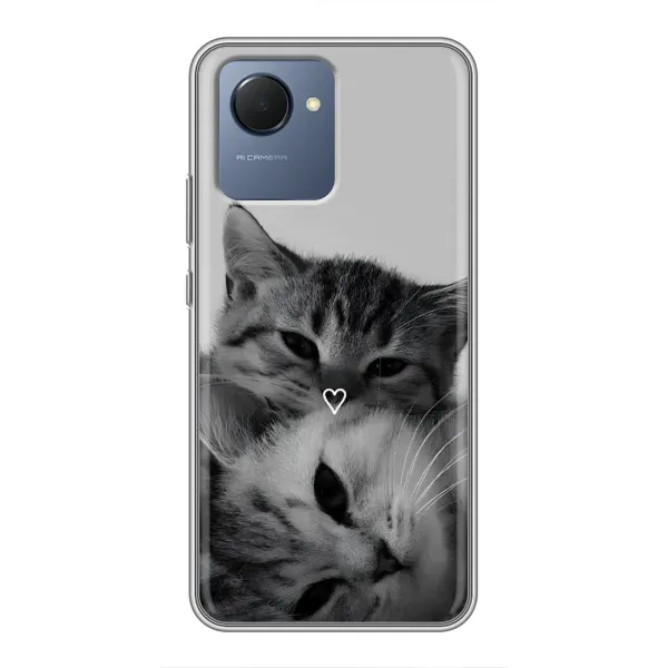 Чехол с принтом «Пара котов» для Realme NARZO 50i Prime Чехол с принтом «Пара котов» для Realme NARZO 50i Prime