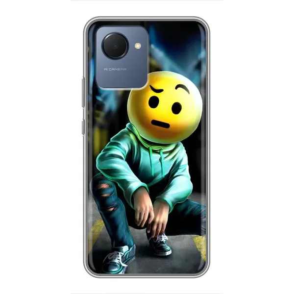 Чехол с принтом «Парень смайл» для Realme NARZO 50i Prime Чехол с принтом «Парень смайл» для Realme NARZO 50i Prime