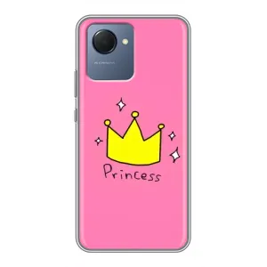 Чехол с картинкой (Стильные) для Реалми Нарзо 50i Прайм - (AlphaPrint) (Princess)