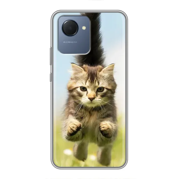 Чохол з принтом «Прижок кота» для Realme NARZO 50i Prime Чохол з принтом «Прижок кота» для Realme NARZO 50i Prime