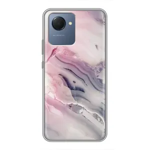 Мраморний чехол на Realme NARZO 50i Prime (VPrint) (Пурпурний Мрамор)