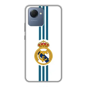 ФК Реал Мадрид чохли для Realme NARZO 50i Prime (AlphaPrint) (Реал Мадрид на білому)