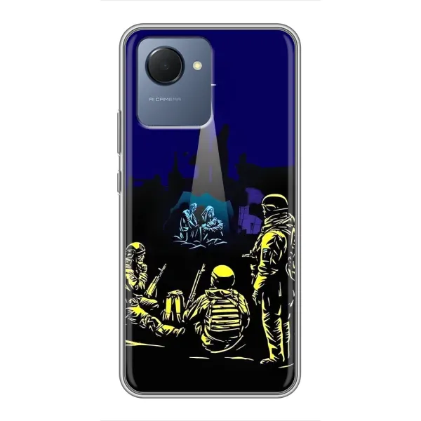 Чехол с принтом «Рождество в Украине» для Realme NARZO 50i Prime Чехол с принтом «Рождество в Украине» для Realme NARZO 50i Prime